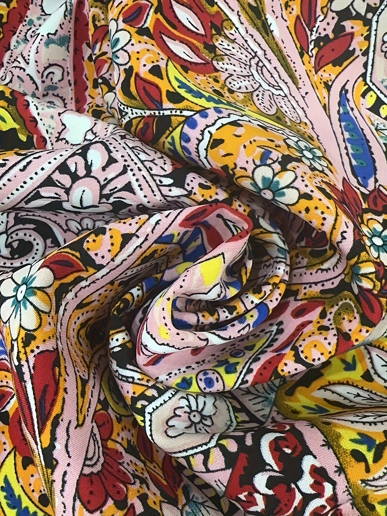 Paisley Backless Halter Dress
