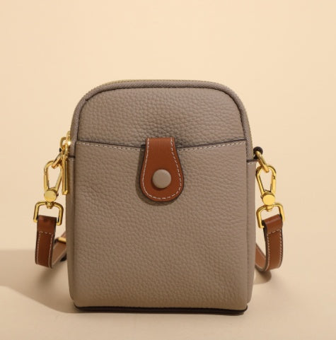 Chic Hands-Free Leather Crossbody