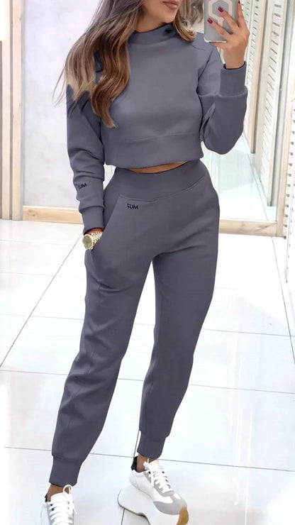 Sleek Confidence Tracksuit Set