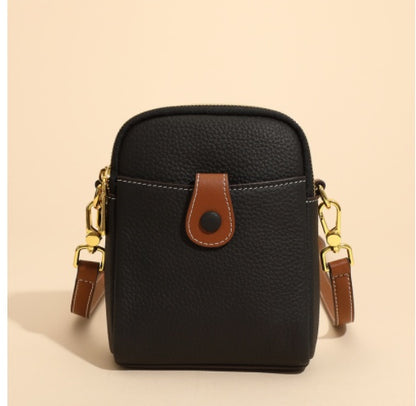 Chic Hands-Free Leather Crossbody