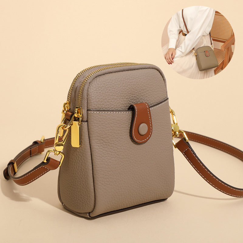 Chic Hands-Free Leather Crossbody